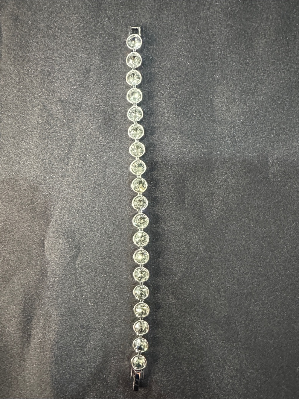 Touchstone Crystal by Swarovski, Ice Bracelet, Serene Gray Delight, New in Box